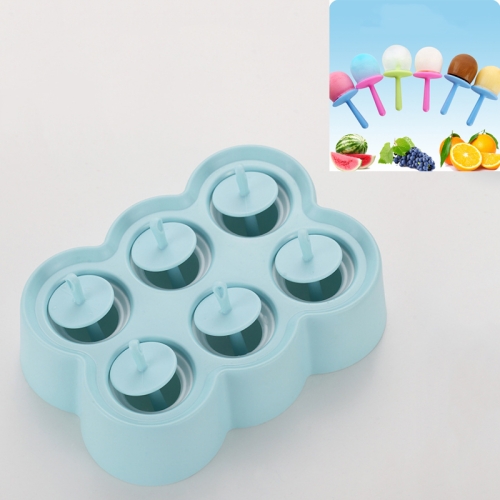 

Mini DIY Creative Popsicle Mould Environmentally Friendly Silicone Ice Cube Ice Cream Mould, Style:Rectangular(Blue)