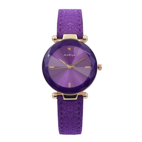 

MODIYA PD387 Fluffed Strap Starry Sky Quartz Watch for Women(Purple)