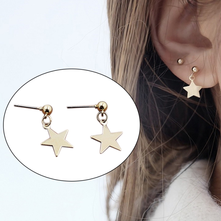 

Women Simple Star Stud Earrings(gold)