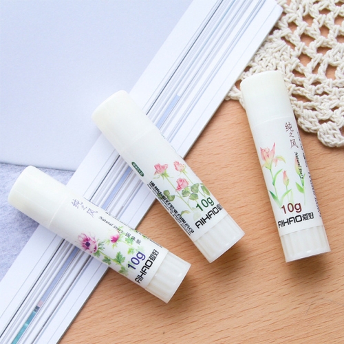 

3 PCS Solid Glue Stick School Office Stationery Supply(Light Yellow)