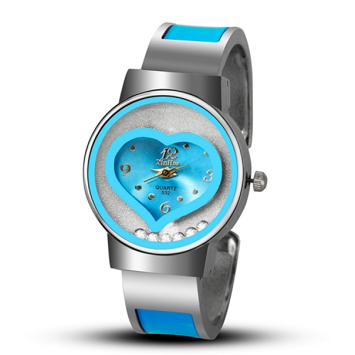 

Heart Shaped Quartz Watch for Women(Sky Blue)