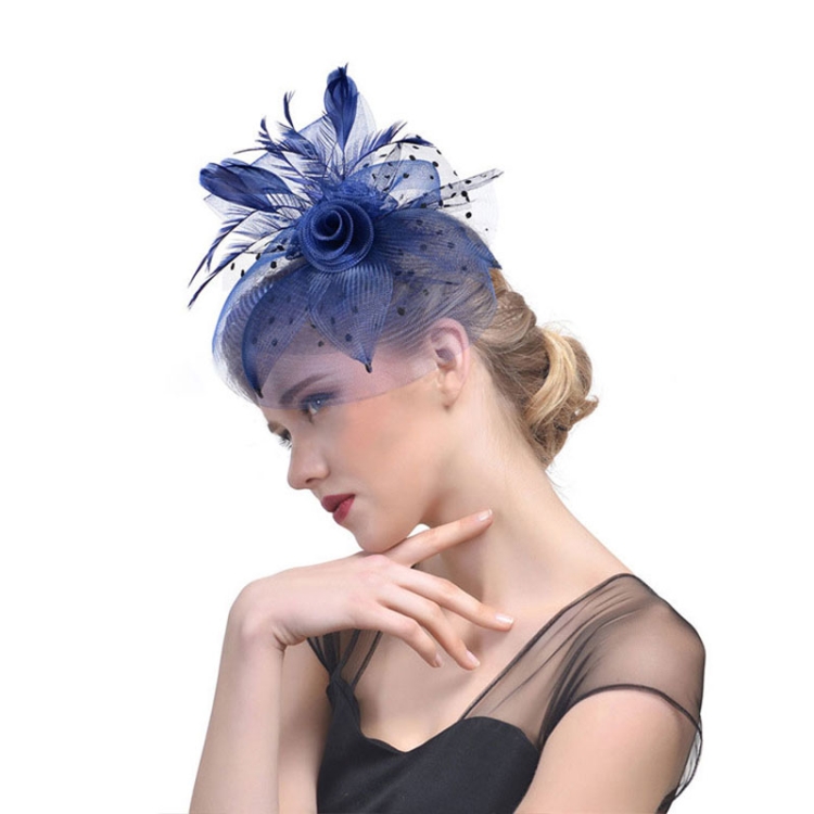 Sunsky Handmade Bride Mesh Hair Accessories Wedding Photo Hat