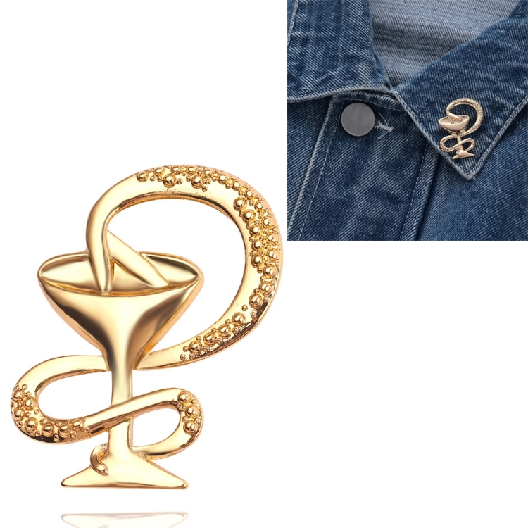 

Sweater Pin Western Suit Accessories Wild Brooch(Gold)