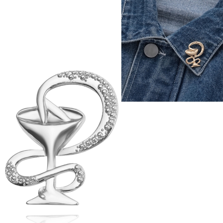 

Sweater Pin Western Suit Accessories Wild Brooch(Silver )
