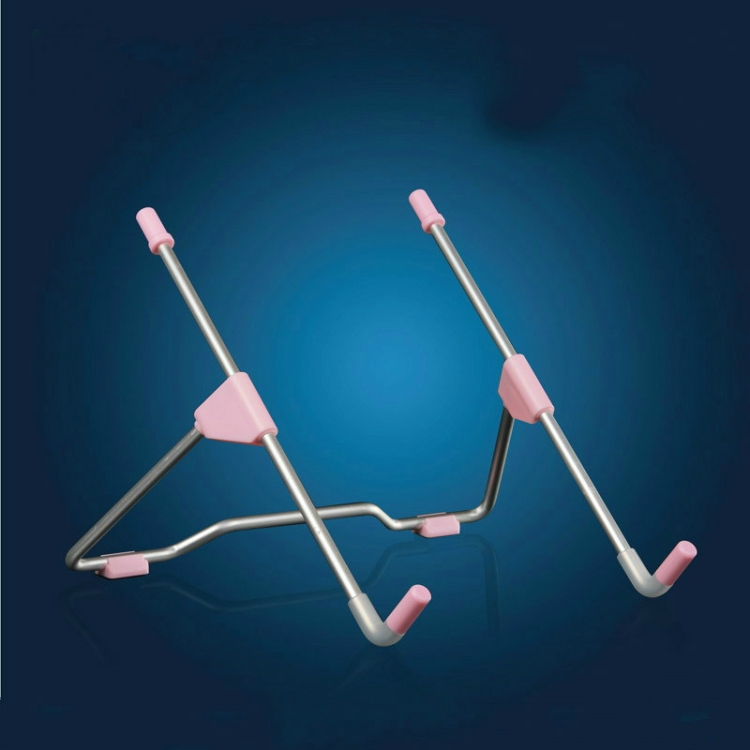 

Laptop Cooling Bracket Tablet PC Aluminum Alloy Desktop Adjustable Folding Metal Lazy Bracket(Pink)