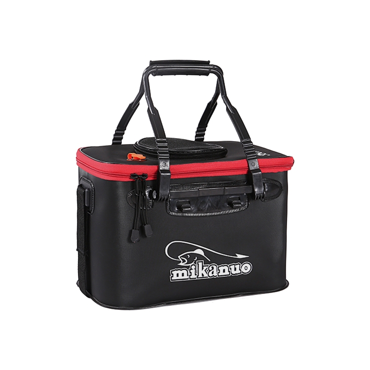 

Thickened Multifunctional Folding Live Fish Box Fishing Bucket, Size:35 cm (with Handle without Side Pockets)