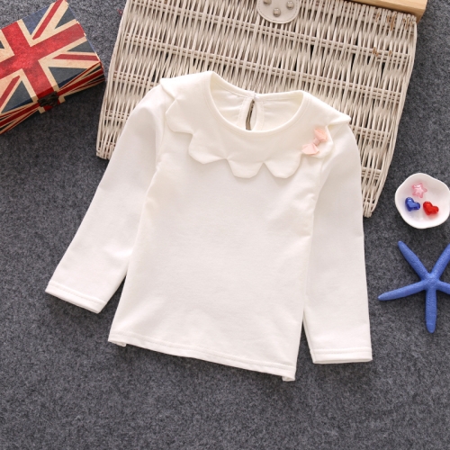 

Autumn Girls Doll Collar Bow-knot Bottom Top, Height:90cm(White)