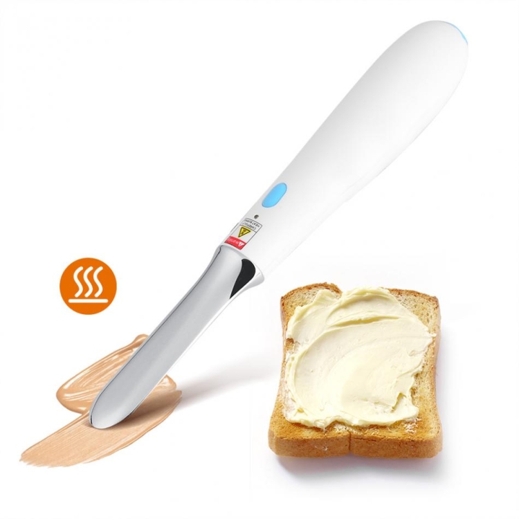 

Rechargeable Electric Warm Butter Knife Heated Spreader for Melting Cutting Spreading Cheese Honey Ice Cream