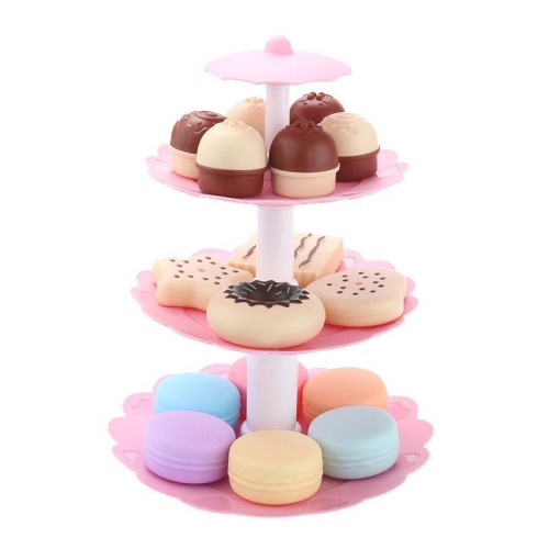 

Kids Food Toy Children Cake Desserts Tower Party Tea Set Pretend Role Play Food Toys