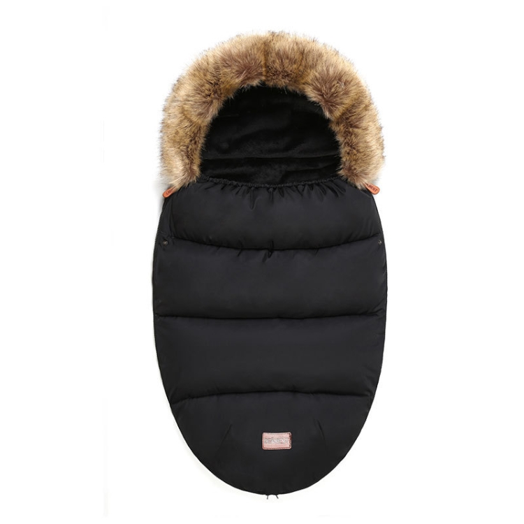 

Keep Warm Waterproof Windproof Baby Sleeping Bag(Black)
