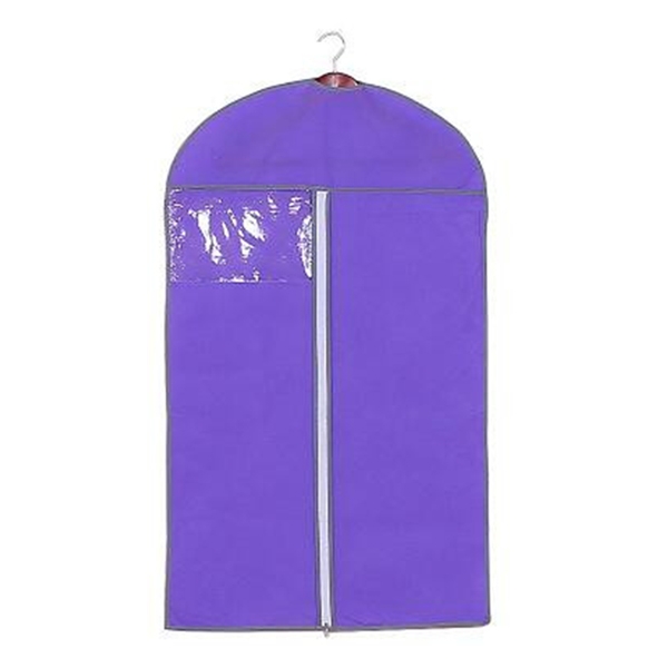 

Storage Bag Case for Clothes Candy Colors Garment Suit Coat Dust Cover Protector Wardrobe Storage Bag for Clothes Anti-dust 60*120(Purple)