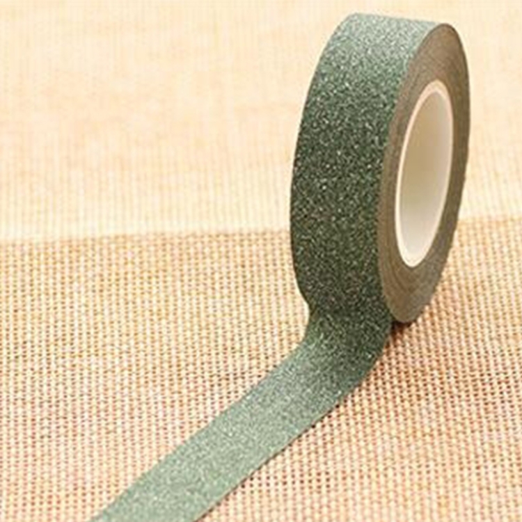 

Flash Washi Sticky Paper Tape Label DIY Decorative Tape, Length: 10m( Jasper)