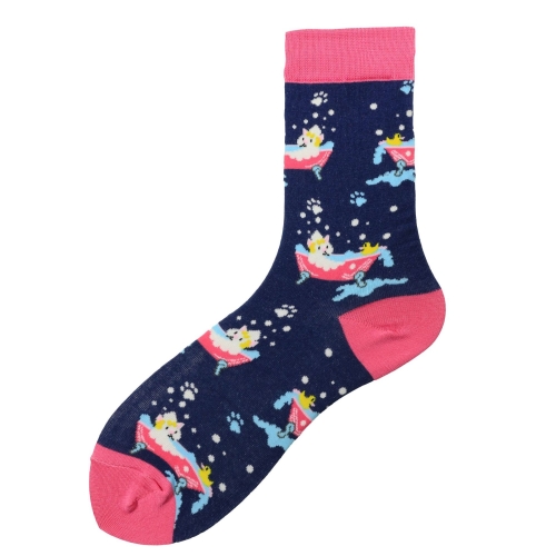 

3 Pairs Fashionable Trendy Socks Rainbow Horse Animal Series Tube Women Socks, Type:1992-1(EUR 36-40)