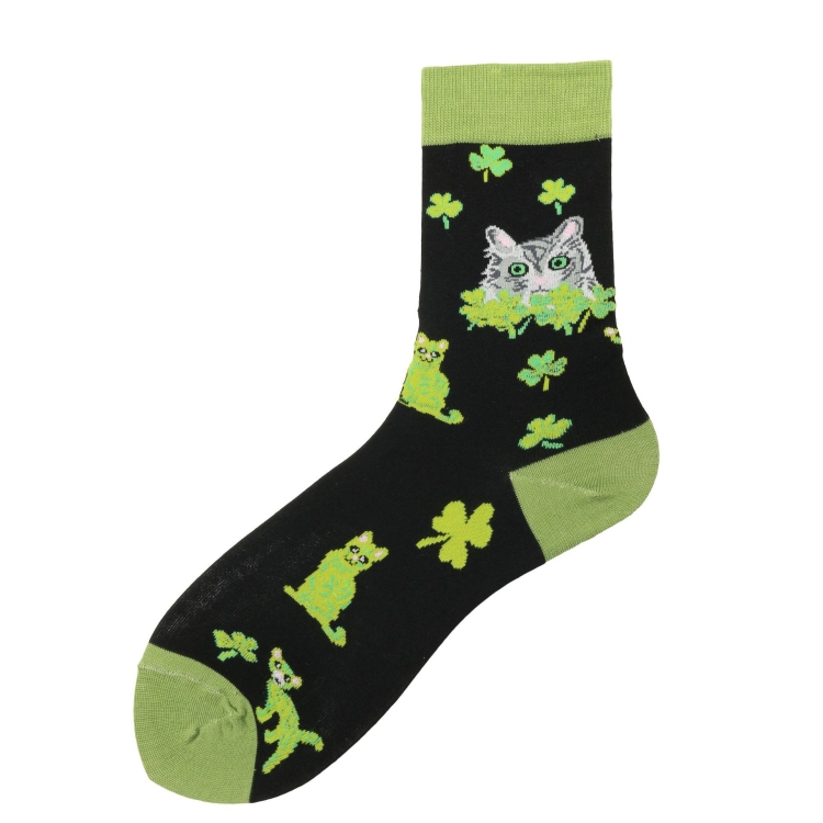 

3 Pairs Fashionable Trendy Socks Rainbow Horse Animal Series Tube Women Socks, Type:1992-6(EUR 36-40)