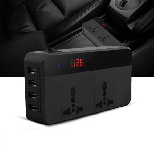 

200W Car Power Inverter Automobiles Auto Cigarette Lighter Voltage Converter with 4 USB Socket