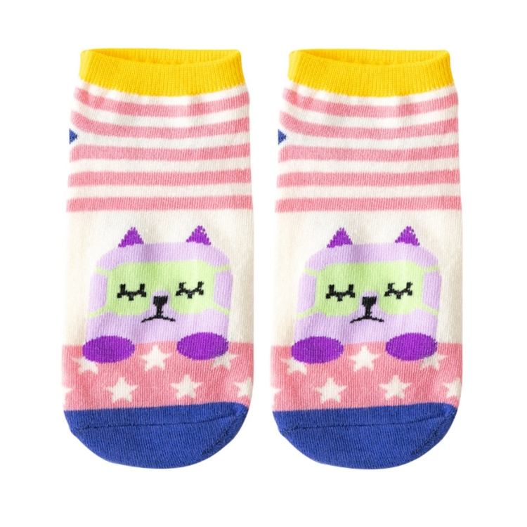 

Cute Cartoon Ladies Cotton Short Sailboat Socks(Yellow)