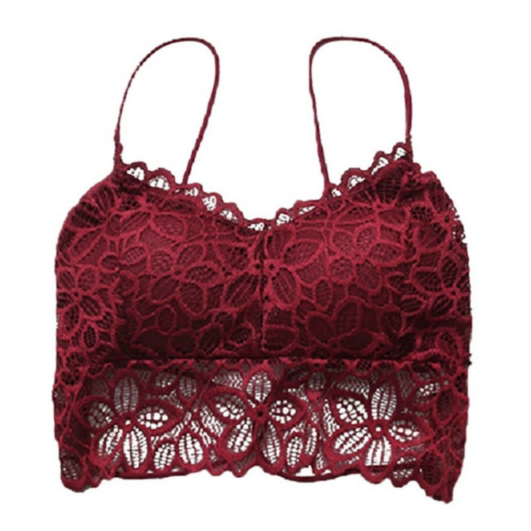 

Lace Shapewear Sleeveless Underwear, Cup Size:One Size(Red)