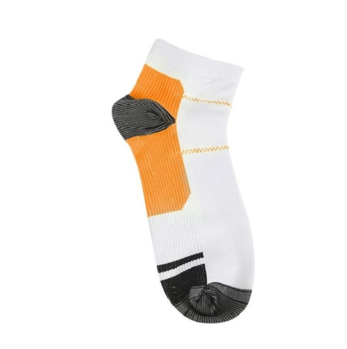 

Unisex Comfortable Breathable Sweat Nylon Short Tube Cotton Socks, Size:L/XL(Orange)