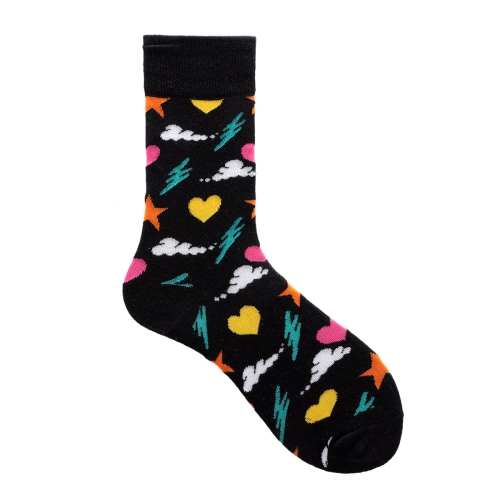 

3 Pairs Autumn And Winter Street Style Animal Pattern Cotton Trendy Socks, Type:3(EUR 36-44)