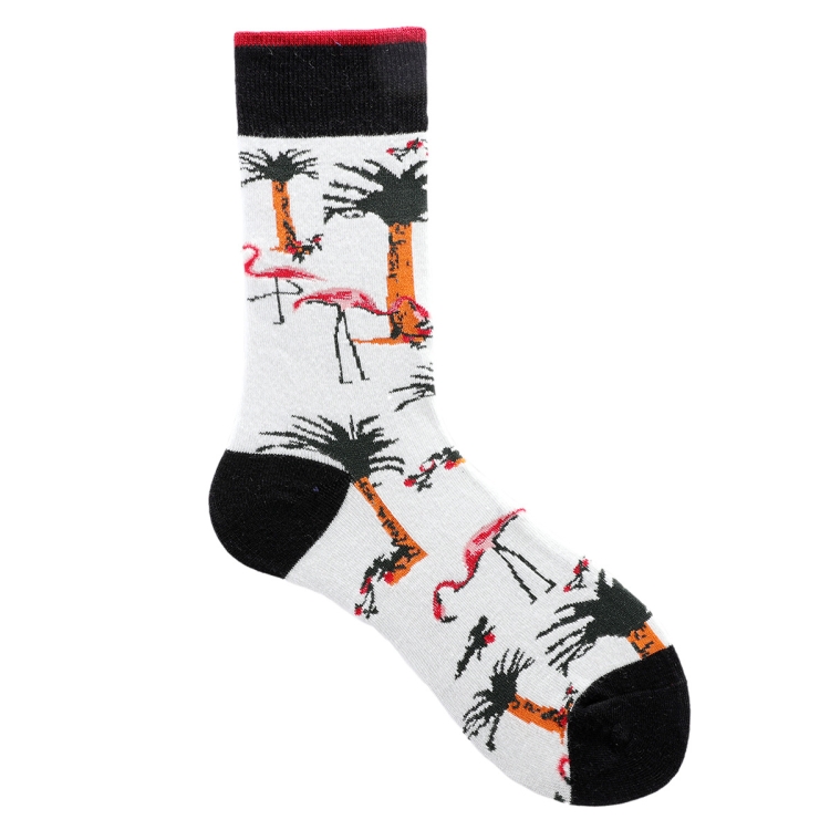 

3 Pairs Autumn And Winter Street Style Animal Pattern Cotton Trendy Socks, Type:5(EUR 36-44)