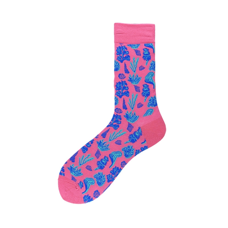 

3 Pairs Geometric Camouflage Abstract Pattern Series Colorful Tube Male Socks, Type:1903-8(EUR 39-46)