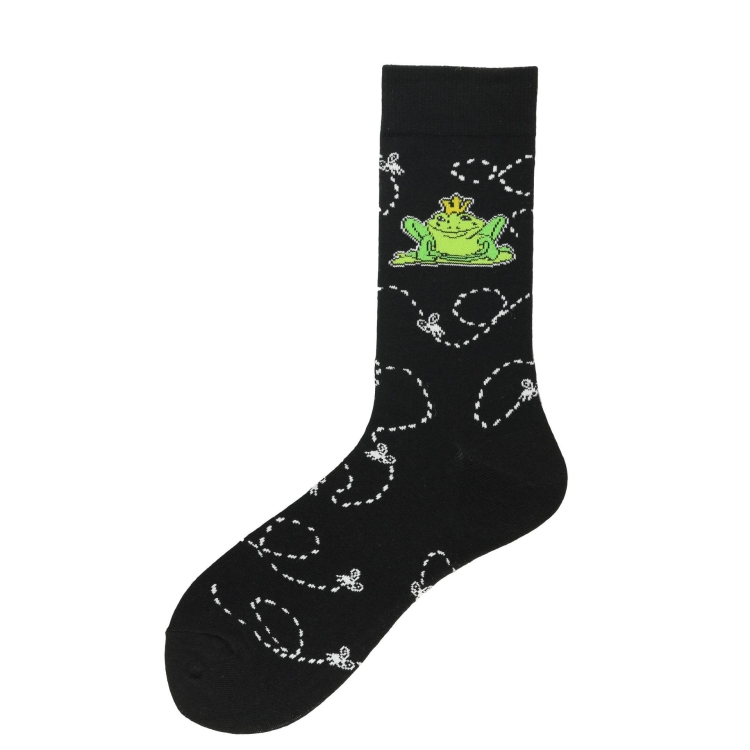 

3 Pairs Autumn Personality Animal Colorful Skates Tube Male Socks, Type:1931-8(EUR 39-46)