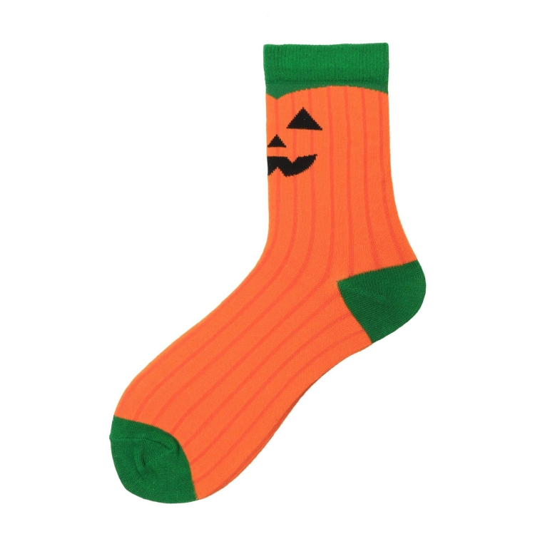 

3 Pairs Autumn And Winter Funny Pumpkin Head Halloween Series Tube Socks, Type:2(EUR 39-44)