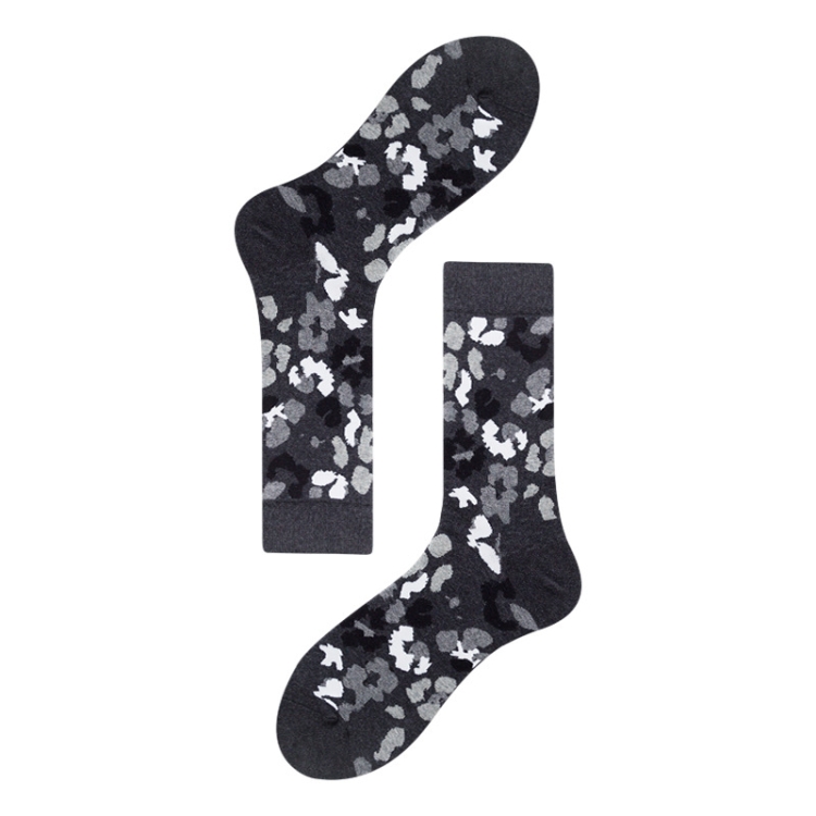 

3 Pairs Autumn And Winter Simple Pattern Tube Socks, Type:2(EUR 39-46)
