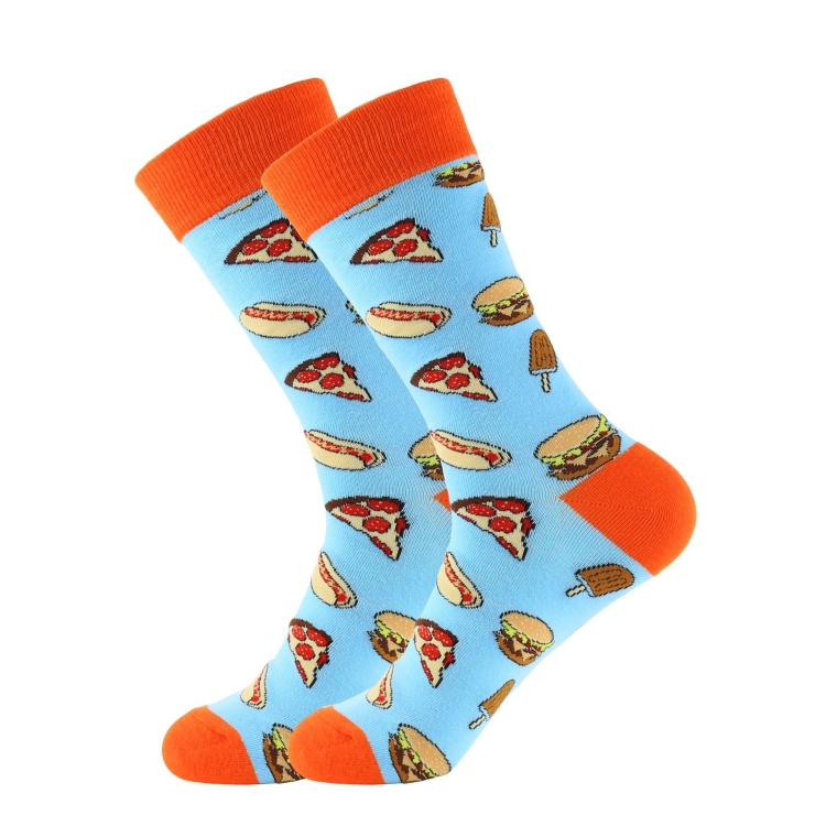 

3 Pairs Autumn And Winter Couple Tide Socks Colorful Fruit Tube Cotton Socks, Type:3(EUR 36-42)