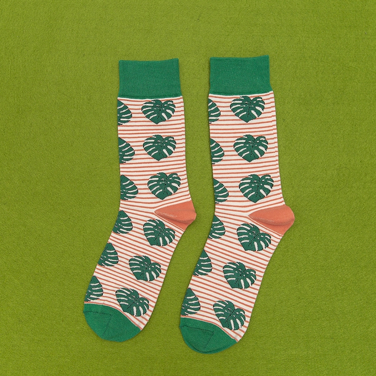 

3 Pairs Autumn And Winter Harajuku Style Tube Socks Fashion Personality Trend Skateboard Socks, Type:2(One Size)