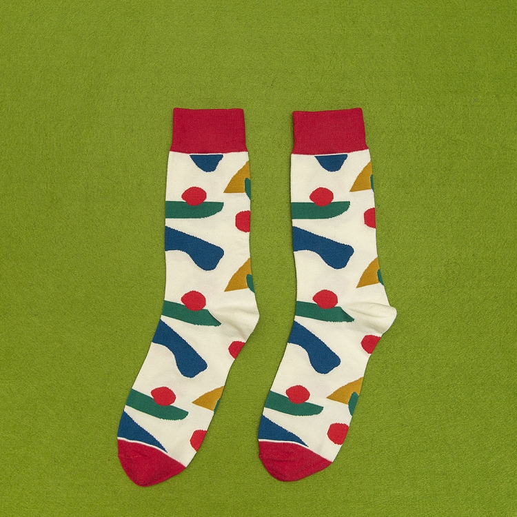 

3 Pairs Autumn And Winter Harajuku Style Tube Socks Fashion Personality Trend Skateboard Socks, Type:4(One Size)