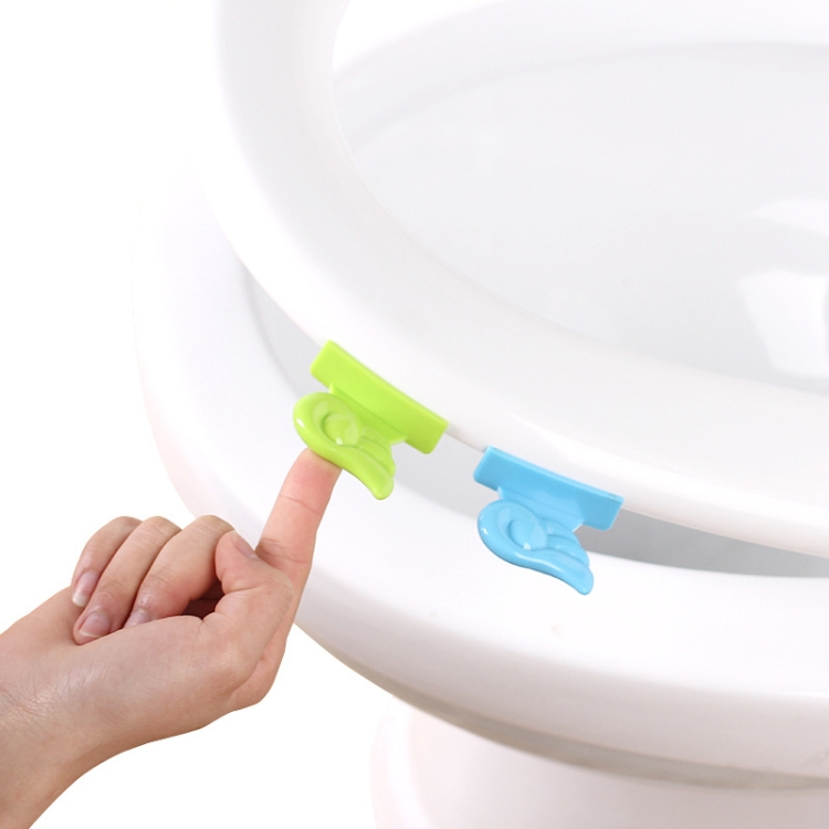 

2 PCS Bath Seat Toilet Cover Lifting Device Bathroom Clamshell Lid Lifter, Random Color Delivery