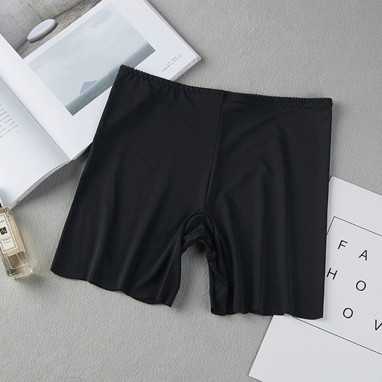 

Women Safety Shorts High Waist Seamless Shorts, Size:XL(Black)