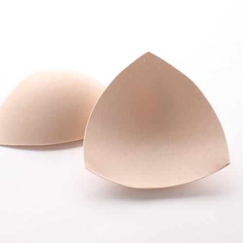 

3 Pairs Bra Pad Sewing Insert Soft Sponge Cup Removable Padded, Size:One size(Skin Color)