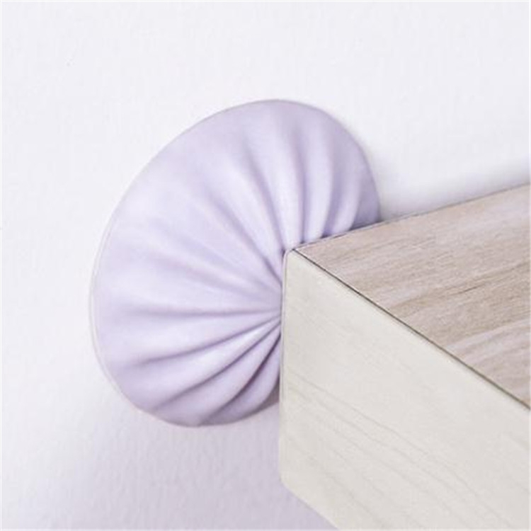 

4 PCS Rubber Anti-Collision Stickers Silent Wall Protection Pad(Purple)