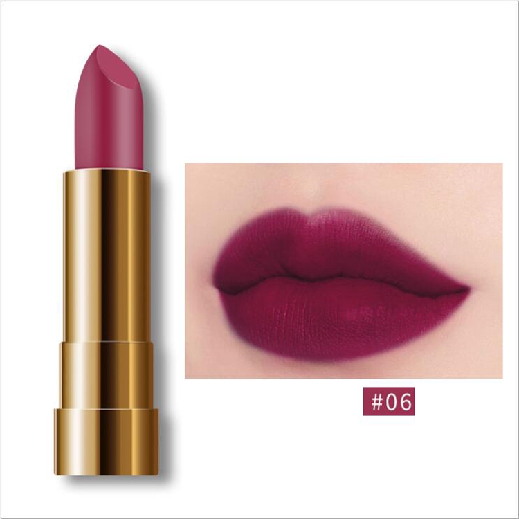 

3 PCS MISS BEAUTY Starry Lipstick Lasting Moisturizing Not Easy to Discolor Non-stick Cup Matte Lipstick(6#)