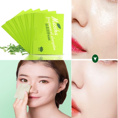 

G3G99V Green Tea Moisturizing Cleansing Oil Absorbing Paper Face Cleaning Tool