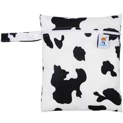 

5 PCS Waterproof Reusable Wet Bag Printed Pocket Nappy Bags Travel Wet Dry Bags Mini Diaper Bag(A15)