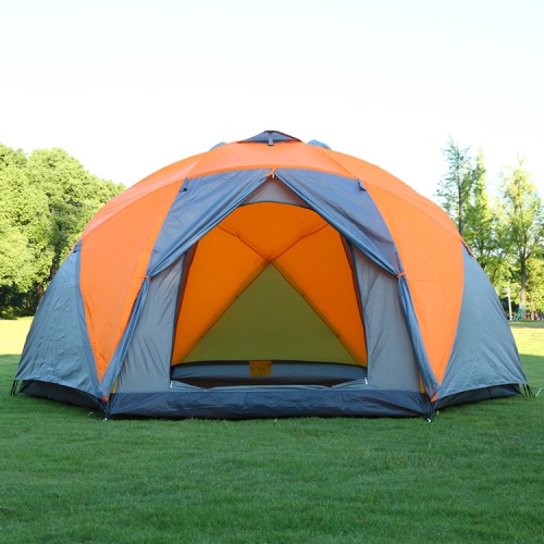 

Large Double-layer 3 Open Door 6 Corner Can Live 10 People Manual Outdoor Camping Tent