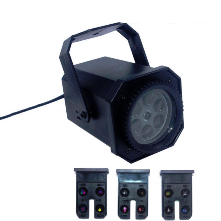

8W LED Stage Lighting Christmas Snowflake Pattern Projection Lamp Effect Laser Light, Plug Specifications:EU Plug(6 Holes)