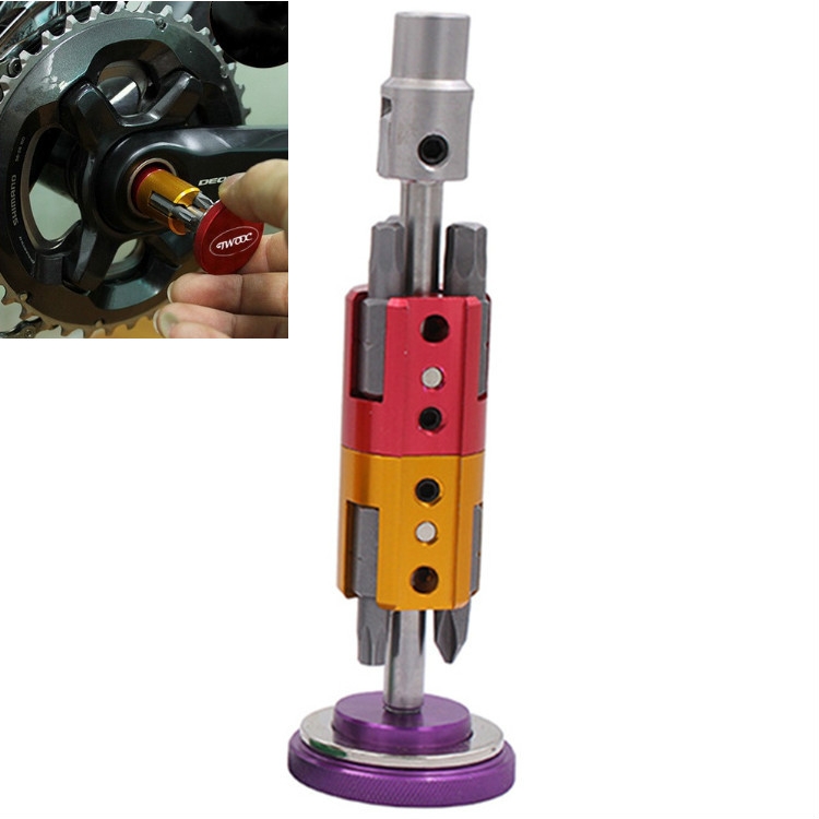 

Bicycle Hidden Tool Multifunctional Combined Repair Tool Set(Purple)