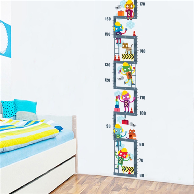 

Cartoon Kindergarten Wall Decoration Height Stickers Green Wall Stickers