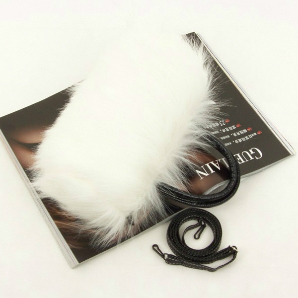 

Fashion Lady PU Leather Faux Fur Handbag Shoulder Bag(White)