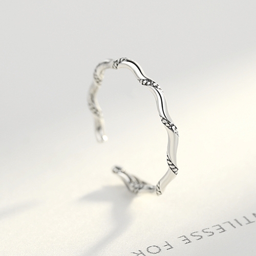 

Trendy Sterling Silver 925 for Women Concise And Explicit Knuckle Rings Resizable