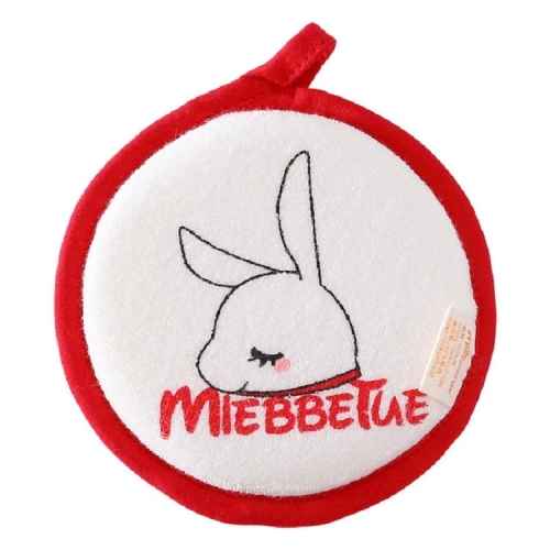 

Baby Bath Cotton Brush Bath Supplies, Style:Red Rabbit