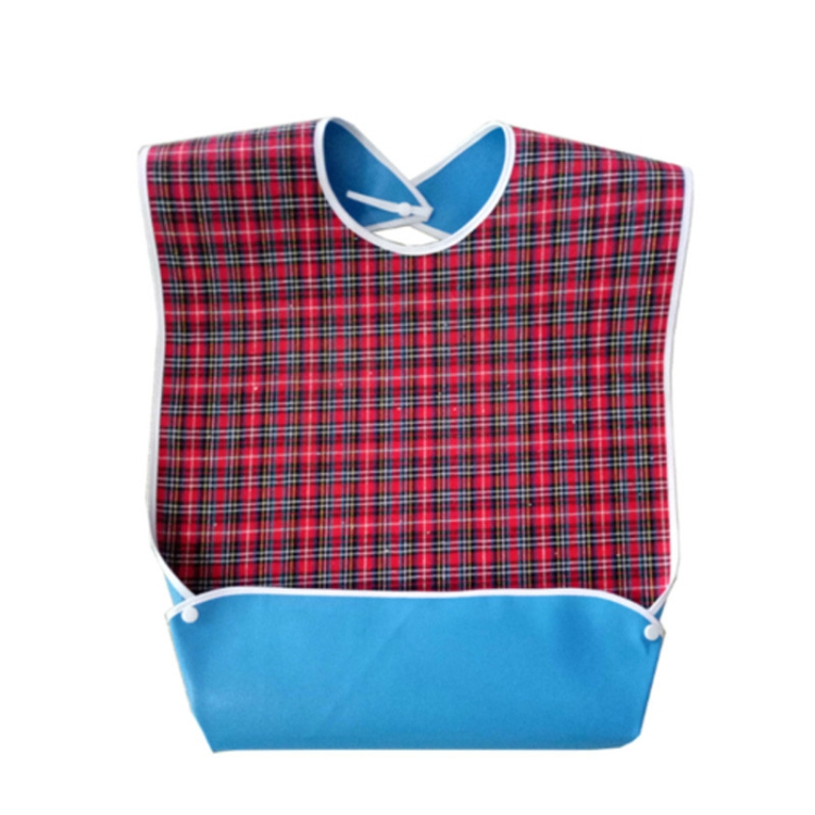 

Waterproof Adult Mealtime Bib Aprons(Red)