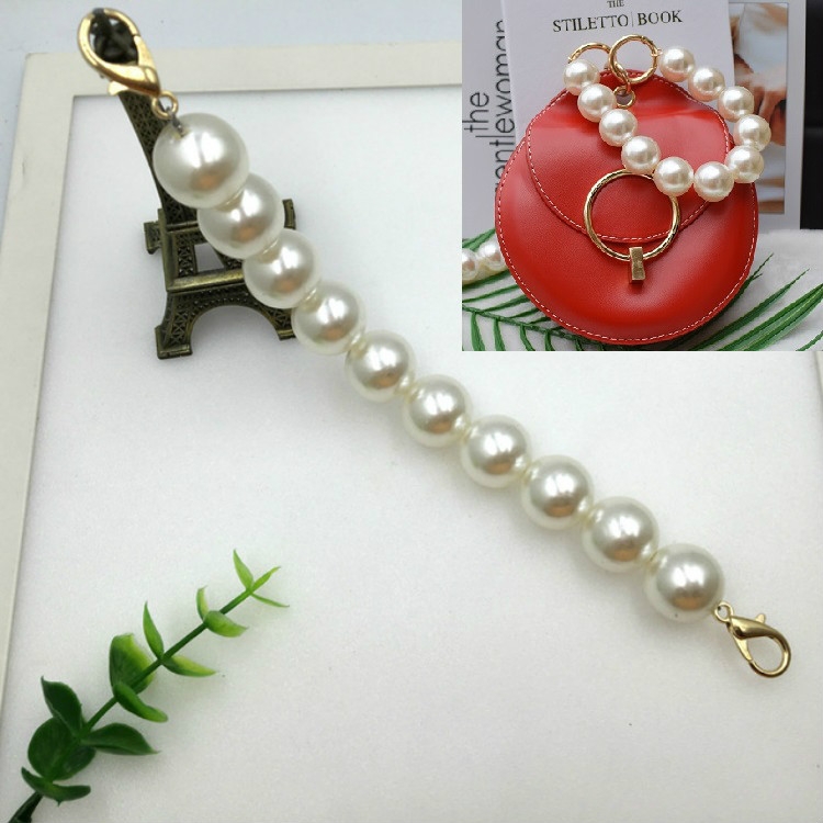 

Highlight Pearl Bag Accessories Handle Decoration