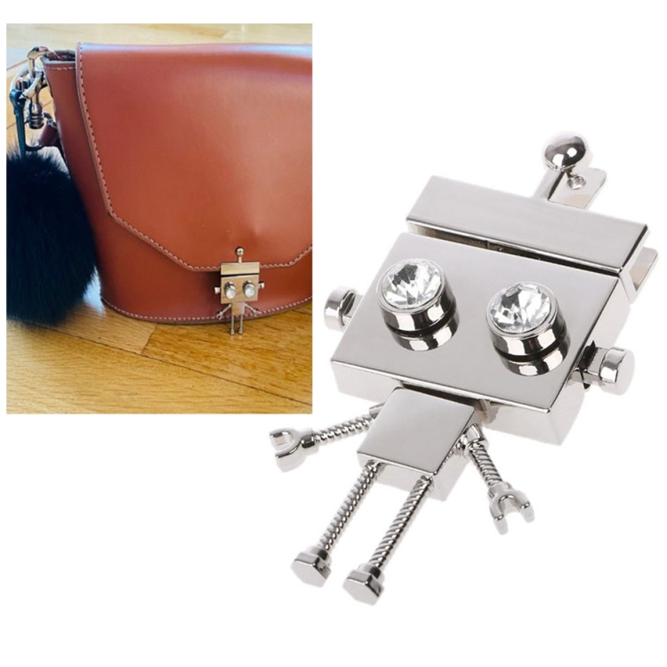 

10 PCS Handbag Luggage Hardware Accessories Robot Metal Lock