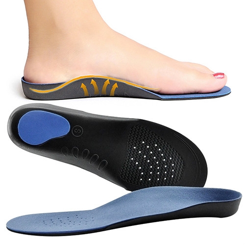 

One Pair Flatfoot Orthotics Cubitus Varus Orthopedic Feet Cushion Pads Care Insoles, Shoe Size:L(44-47)