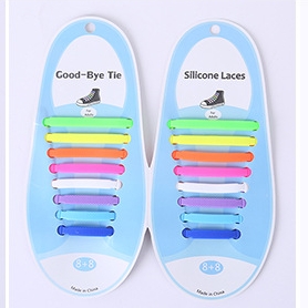 

16 PCS / Set Running No Tie Shoelaces Fashion Unisex Athletic Elastic Silicone ShoeLaces(Colorful)